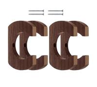 Générique Kayak Paddle Mount, Wall Storage Rack, Canoe Oar Holder, Heavy Duty Steel Bracket for Secure Display Use 4 Piece Set Garage Shed Basement Cabin Fishing Kayak Equipment Organizer