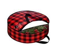 Générique Keep Your Festive Decorations Safe, Clean, and Organized with This Christmas Wreath Storage Bag. Designed to Protect Your Wreaths from Dust, Dirt, and Moisture, it ensures They Remain in