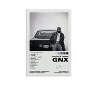 Générique Kendrick La-mar Poster Gnx Signature De L'album Affiche Décoration Peinture Toile Mur Art Salon Affiche Chambre Peinture Anniversaire Vacances Cadeau 24x36inch(60x90cm)