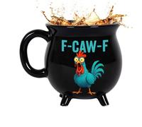 Générique Keramik - 355 ml Huhn Lustige Kaffeetassen - Keramik Milchbecher,Für Milch Heiße Schokolade Scherzgeschenk Zuhause Büro Familie Freunde Kollegen Halloween Geburtstag Weihnachten