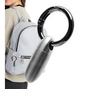 Générique Key Chain, Pill Holder, 2.17in Titanium Container, Portable Case, Waterproof Tube, Tablet Organizer, Compact Storage, Secure Seal for Travel, Camping, Outdoor, Purse, Pocket