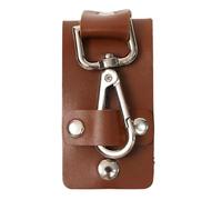 Générique Key Clip For Belt - PU Leather Keyring | Elegant Men’s Keychain For Belt Or Purse - Ideal For Men, Women, Nurses, Duty, Outdoor Work, Law Enforcement, Security & Everyday Carry