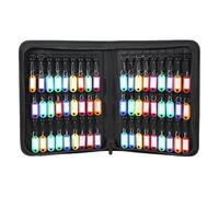 Générique Key Organizer - Waterproof Storage Case 54 Position Key Binder with Handle Zipper Case with Tags Holder for Hotel Landlord Property Manager Car Office