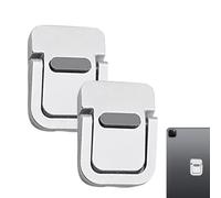 Générique Keyboard Feet, 4.2x3.8cm Foldable Laptop Stand for Desk, Simple to Carry Invisible Computer Easy to Store Keyboards Stand for Desktop, Tilted Keyboard Riser Set of 2 for Office