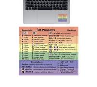 Générique Keyboard Hotkeys - Increase Your Productivity SM No-Dirt Adhesive | Wide Application: Unleash PVC Sticker For 13-16 Inch Laptop Desktop Computer Notebook Monitor PC Workstation