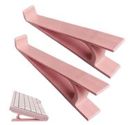 Générique Keyboard Riser | 2 Pieces Tilt Universal Support | Comp-uter STA-ND Keyboar-d Lifter F-Or Desk - for Teach-ER WOM-en M-en Mouse Phone Typing Gaming Office Apartment