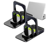 Générique Keyboard Stand for Desktop - 2 Pieces Portable Anti-Slip Tilt Riser, Keyboard Tilt Stand | for Game Study Laptop Computer Electronic Office Work Typing Outdoor Travel