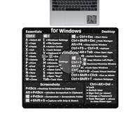 Générique Keyboard Sticker, No-Dirt Adhesive Keyboard Stickers | PC Reference Keyboard PVC Sticker For 13-16 Inch Laptop Desktop Computer Notebook Monitor PC Workstation
