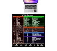 Générique Keyboard Sticker, No-Dirt Adhesive Keyboard Stickers | PC Reference Keyboard PVC Sticker For 13-16 Inch Laptop Desktop Computer Notebook Monitor PC Workstation