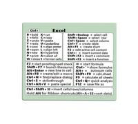 Générique Keyboard Sticker, No-Dirt Adhesive Keyboard Stickers | PC Reference Keyboard PVC Sticker For 13-16 Inch Laptop Desktop Computer Notebook Monitor PC Workstation