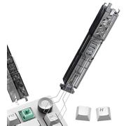 Générique Keycap Puller - ABS Stainless Steel 15.5x1.8x1.8cm | 2-in-1 Ergonomic Key Cap Removal Tool, Mechanical Keyboard Keycaps Remover | Hot Swappable Keyboard Maintenance Tool for Cleaning Use