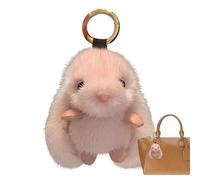 Générique Keychain Accessory, Cute Keychain, Female Purse Ornament, School Bag Charm, Shoulder Bag Keychain, Keychain Bag Accessory, Rabbit Doll Ornament, Cute Bunny Key Ring, Soft Bunny Ornament