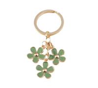 Générique Keychain Cute Enamel Colorful Sakura Flower Sweet For Women Girls Handbag Accessories DIY Gifts(Dark blue)