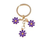 Générique Keychain Cute Enamel Colorful Sakura Flower Sweet For Women Girls Handbag Accessories DIY Gifts(Beige)