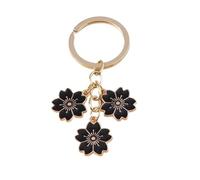 Générique Keychain Cute Enamel Colorful Sakura Flower Sweet For Women Girls Handbag Accessories DIY Gifts(Khaki)