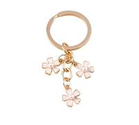 Générique Keychain Cute Enamel Colorful Sakura Flower Sweet For Women Girls Handbag Accessories DIY Gifts(Light green)