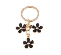 Générique Keychain Cute Enamel Colorful Sakura Flower Sweet For Women Girls Handbag Accessories DIY Gifts(Coffee)