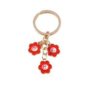 Générique Keychain Cute Enamel Colorful Sakura Flower Sweet For Women Girls Handbag Accessories DIY Gifts(PURPLE)