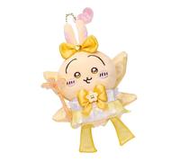 Générique Keychain En Peluche - Pendentif En Peluche De Caractère, Avec Anneau En Métal Adorable Décoration De Sac | Série De Filles Magiques Japonaises Usagi Keychainn Travel Navel Commuting