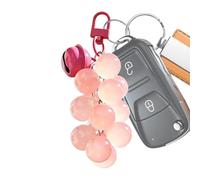 Générique Keychain for Women Color Changing Fruit Beads UV Detector Pendant