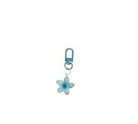 Générique Keychain Little Flower Colorful Sweet Resin Gradient Transparent Color Diy Cute Bag Pendant Girls(Camouflage)