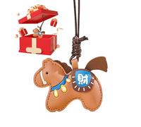 Générique Keychain Pendant, Chinese Horse Year Accessory, Lucky & Stylish with Greeting Card, Chinese Horse Year Key Chain Pendant for Girlfriend, Family, Friends, Couples, Sisters, Mother