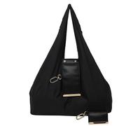 Générique Keychain Tote Bag Compact & Expandable for On-the-Go Convenience, Vegan Leather Key Ring Tote (Black)