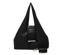 Générique Keychain Tote Bag, Compact Foldable Vegan PU Leather Bag with Key Ring, Expands Reusable Spacious Shopping Shoulder Bag
