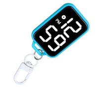 Générique Keychain Watch Clock, Portable Silent Timer, Touch Activated Utility, Compact Travel Accessory, 6 x 4 cm, for Kids Nurse Adult Student Exam School Classroom Office Study Room Outdoor Setup