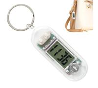 Générique Keychain Watch, Pocket Watch Pendant, 2.3x1.5x0.8 inches Miniature Tabletop Clock, Portable Electronic Timepiece for Exam Review, Library, Study Room & Personal Use