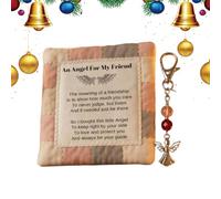 Générique Keychain Wristlet - 4.53 Inches Letter Keychain S for Women and Men Cute Key Chain Wrist Lanyard Strap Cute Angel Keychains Design Elevate Your Style with Our Wrist,