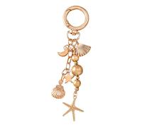 Générique Keyring Pendant Decor - Metal Moon Star Keychain | Romantic Tote Ornament with Portable Gadgets, Travel Accessory with Beach Trip Charm, Commuting Gift, Stylish Pendant for Daily Carry