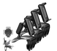 Générique Kicklo Phone Holder, Plixorahub Car Phone Holder Mount, 360 Degree Rotatable Car Dashboard (Upgrade Clip Never Fall), for Fits 4”-7” Phones (3-PCS)