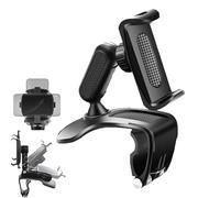 Générique Kicklo Phone Holder, Plixorahub Car Phone Holder Mount, 360 Degree Rotatable Car Dashboard (Upgrade Clip Never Fall), for Fits 4”-7” Phones (1-PCS)