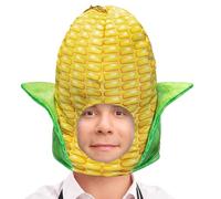 Générique Kid Corn Hat - Plush Creative Food Party Headwear | Funny Corn Shape Cosplay Costume Accessory | Soft Novelty Festival Hat for Kids Birthday Event Stage Performance and Photo Props Use