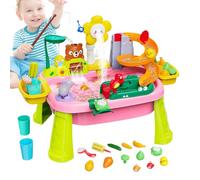 Générique Kid Water Table, Beach Outdoor Toys, Electric Pump Pretend, Educational Fishing Sensory Toy for Backyard, Birthday, Camping, School, Picnic, 23.62x16.73x17.32 inches