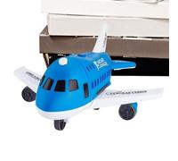 Générique Kids Airplane Toy - Preschool Learning Activities Aircraft Model Playset,Transform Airplane Toys with Small Cars - for Boys Girls Kids Christmas Holiday Party Home School Travel Indoor