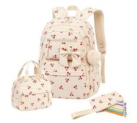 Générique Kids Backpack - Breathable Lunch Box Pencil Box Bookbag | Cartoon School Backpacks for Kindergarten Preschool Elementary Back-to-School Travel Students Daily Camping