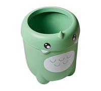 Générique Kids Bathroom Trash Can, Small Room Dinosaur Garbage Bin, Large Capacity Waste Organizer, Cute Trash Container for Kitchen Counter Under Desk Bedroom Playroom Storage