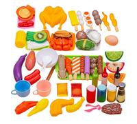 Générique Kids BBQ Grill Set, Interactive Cooking Playset, 13.4 inches Realistic Play House Kit with Build, Colorful ABS Kitchen Toy, Pretend BBQ Set with Fun Design, Learning Toy for Preschool Use