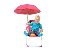 Générique Kids Beach Chair with Umbrella, Folding Sand Seat, Lightweight Windproof Design, Sandproof Fabric, Easy Carry Structure, Built-in Shade Cover, Perfect for Beach, Picnic, 13.78x20.08 inches