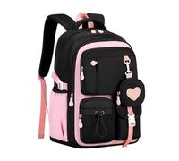 Générique Kids Bookbag - 17.72 Inch Girls School Bags | Polyester Girl Backpack - Spacious Durable Schools Backpack for Girls with Multiple Compartments 30x18x45cm Ideal for School Travel Use