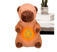 Générique Kids Breathing Pillow - Capybara, Soothing Stress Stuffed Animals with Music Light for Adults and Kids, Plush Pillow Doll