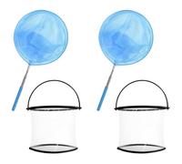 Générique Kids Butterfly Net, Telescopic Catcher Toy, Anti Slip Grip Outdoor Exploration Tool for Collecting Adventure Garden Beach Pond Girls Boys Teens Fun Play