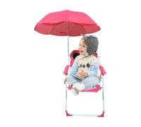 Générique Kids Chair, Beach Chair, 13.78x20.08 inches, Built in Shade Protection, Sturdy Structure, Folding Sand Seat for Easy Transport and Storage During Vacations, Or Outings, Pink