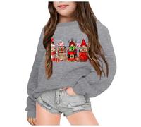 Générique Kids Christmas Jumpers T-Shirt de café de Gnomes Noël T-Shirt Gnomes Noël Mignon Idée Pyjama GNOME C'est Mon Costume(Gris,4-5 Ans)