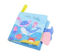 Générique Kids Cloth Books, Crinkle Books, Rattle Sound Lightweight Design Bright Colors Safe Materials, Sensory Toys for Babies, Activity, Early, Education, Development, Funny