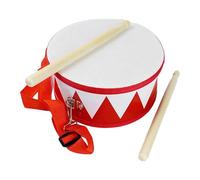 Générique Kids Drum Set Jouet Musical Percussion Main Batterie Bois PVC Fonction Éducative Développement Coordination Adaptée Aux Enfants Garçons Filles Apprent, Triangle Rouge