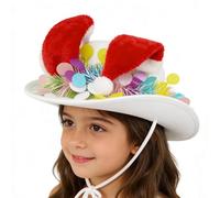 Générique Kids Easter Hat - Cute Seasonal Western Heaadwear - Easter Costume Hat,for Egg Hunts Caarnival Parties Celebrations Faamily Gatherings Costume Baalls