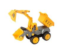Générique Kids Excavator Toy - Multifunctional Shovel Vehicles, Learning Tool for Play, Wood Alternative Truck, Junior Builder Gear with High-Torque Motion, Hand-Eye Trainer for Digging and Loading